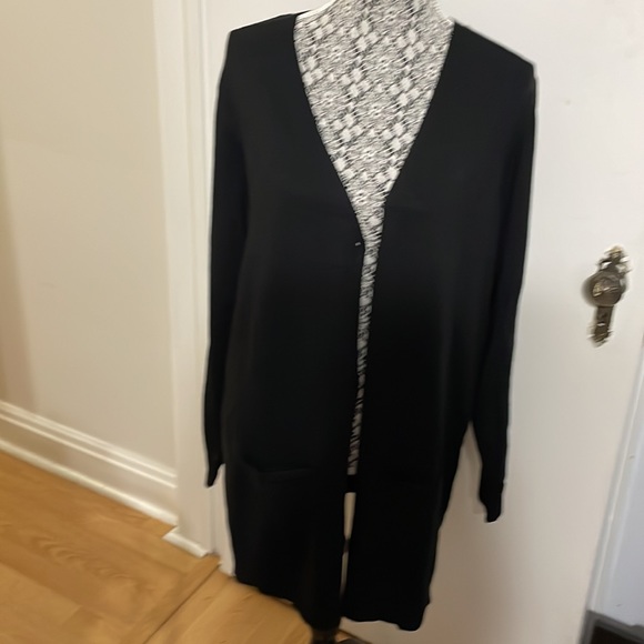 Maurices long black cardigan size XL - Picture 3 of 9